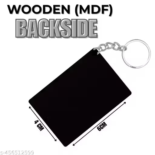 One Piece Anime Printed Acrylic Keychains | Pack of 4 |