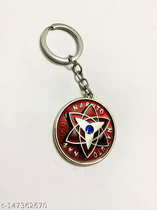 Naruto Stylish premium quality red color rotating key chain