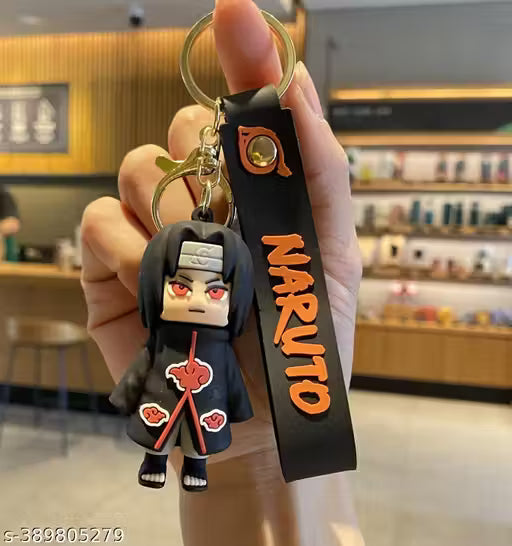 Itachi Keychain, 3D Anime Key Ring, God of genjitsu Keyring, Figure Itachi Doll