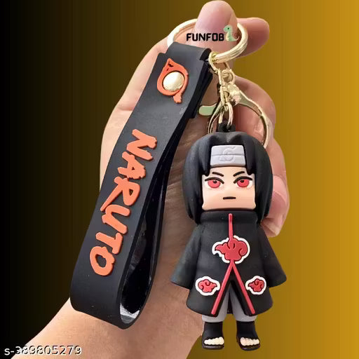 Itachi Keychain, 3D Anime Key Ring, God of genjitsu Keyring, Figure Itachi Doll