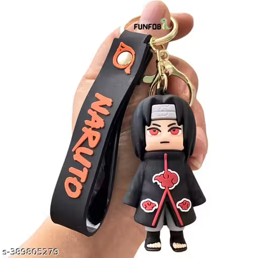 Itachi Keychain, 3D Anime Key Ring, God of genjitsu Keyring, Figure Itachi Doll