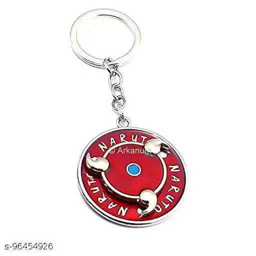 Naruto Eye Of Sharingan Sasuke Uchiha Itachi Uchiha Kakashi Spinning Rotating Keychain