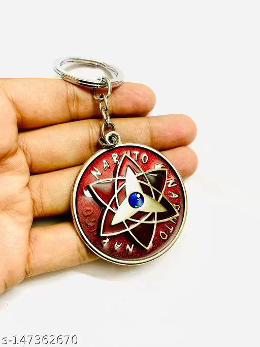 Naruto Stylish premium quality red color rotating key chain
